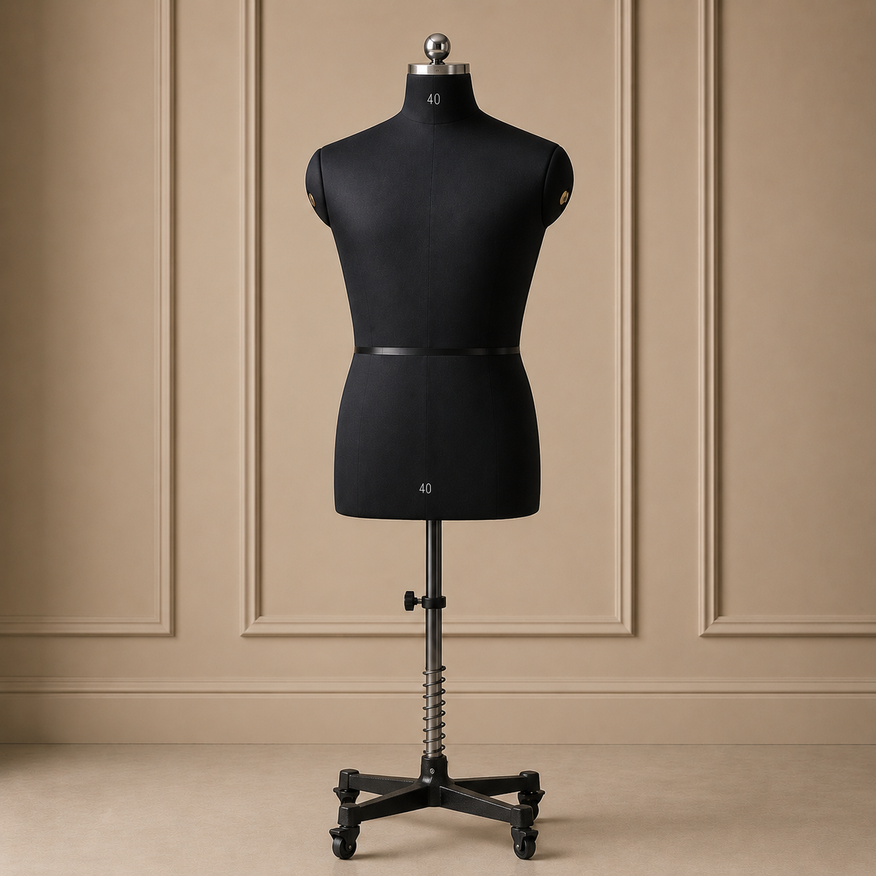 Male Dress Form ā Wheel Base